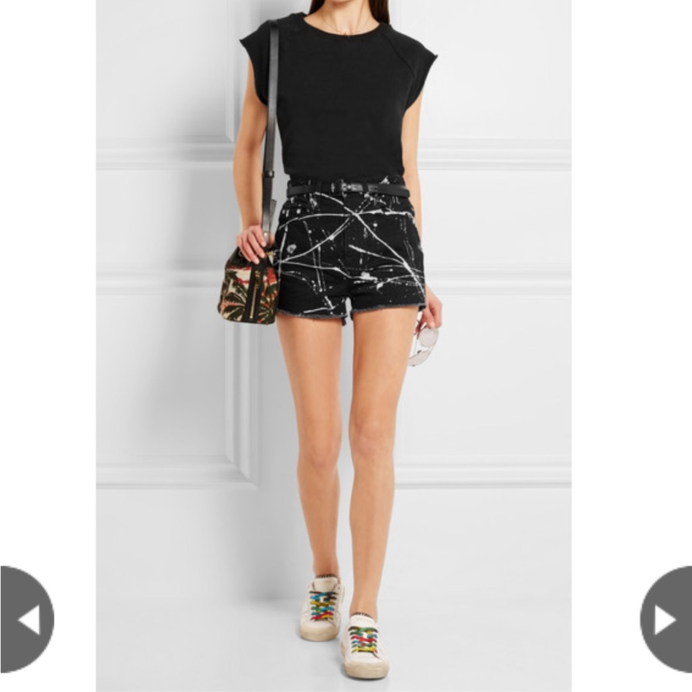 Saint Laurent jean shorts